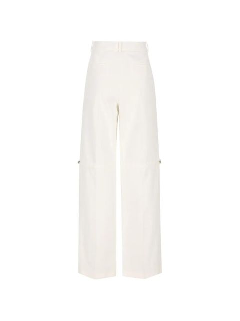 FENDI logo-embroidered trousers - Neutrals - zdjęcie produktu nr 2
