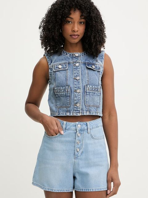 Morgan bezrękawnik damski jeansowy - zdjęcie produktu nr 2