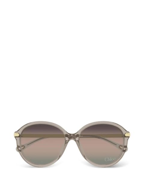 Chloé Eyewear round-frame sunglasses - Brown - zdjęcie produktu nr 1