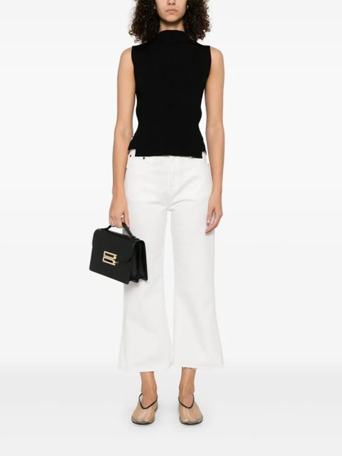 Victoria Beckham ribbed-knit vest - Black - zdjęcie produktu nr 2