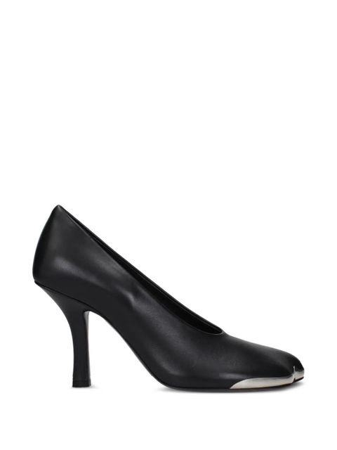Burberry metal-toe leather pumps - Black - zdjęcie produktu nr 1