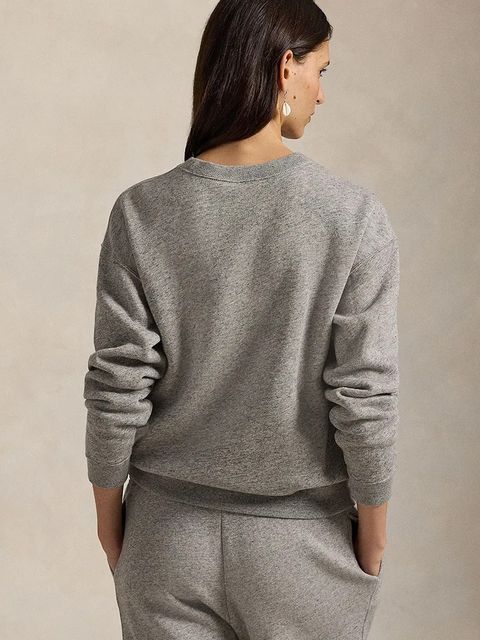 Polo Ralph Lauren bluza damska kolor szary gładka 211943006 - zdjęcie produktu nr 2