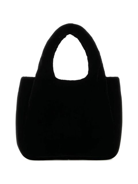 Prada mini velvet tote bag - Black - zdjęcie produktu nr 2