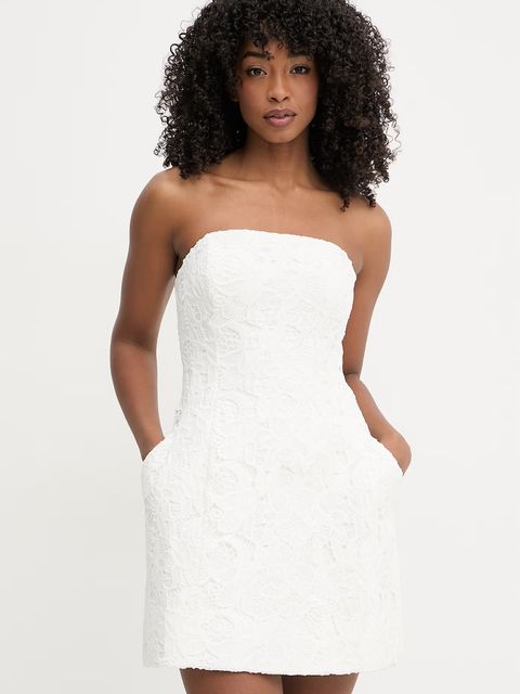 Bardot sukienka gorsetowa koronkowa - zdjęcie produktu nr 2