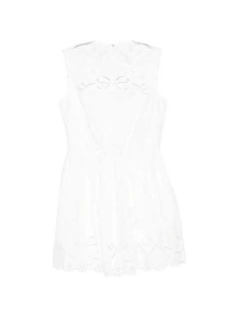 Self-Portrait white mini dress - zdjęcie produktu nr 1