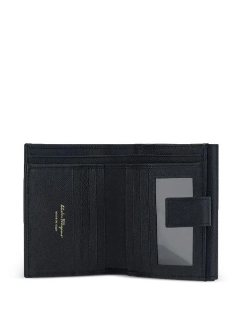 Ferragamo Gancini compact wallet - Black