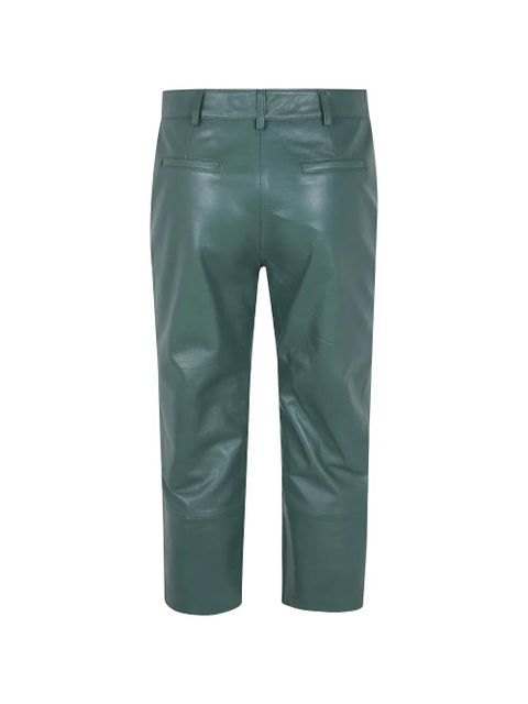 The Frankie Shop Lior leather trousers - Green - zdjęcie produktu nr 2