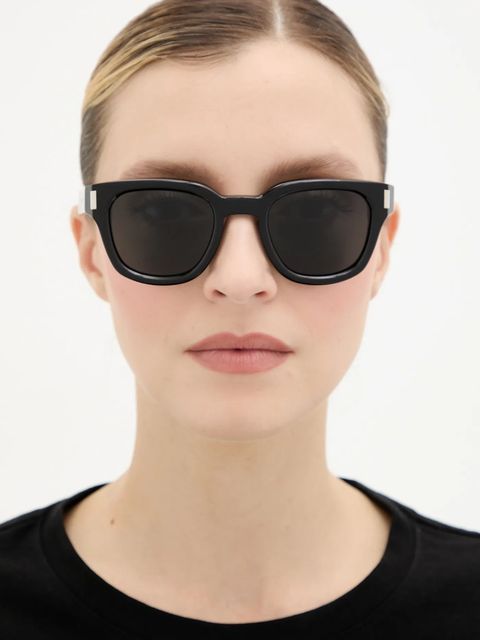 Saint Laurent okulary przeciwsłoneczne kolor czarny SL 838