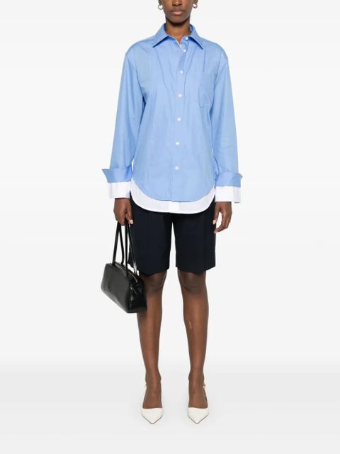 Victoria Beckham double-layer shirt - Blue - zdjęcie produktu nr 2