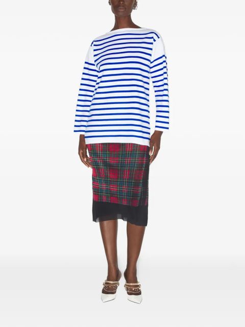 Jean Paul Gaultier La Marinière stripe-pattern T-shirt - White