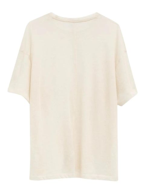 The Row Lila short-sleeve top - Neutrals