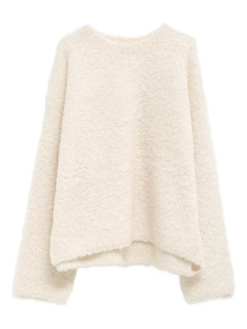 TOTEME bouclé sweater - White - zdjęcie produktu nr 1