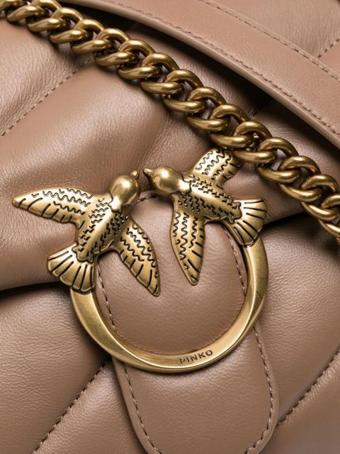 PINKO Love Classic Puff shoulder bag - Brown