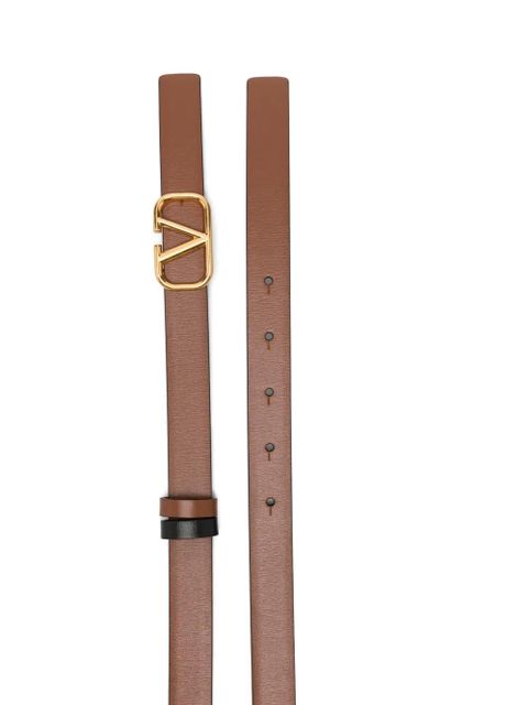 Valentino Garavani VLogo reversible belt - Brown