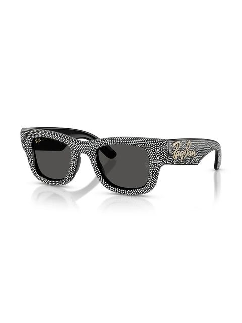 Ray-Ban okulary przeciwsłoneczne kolor srebrny 0RB4940BP - zdjęcie produktu nr 1