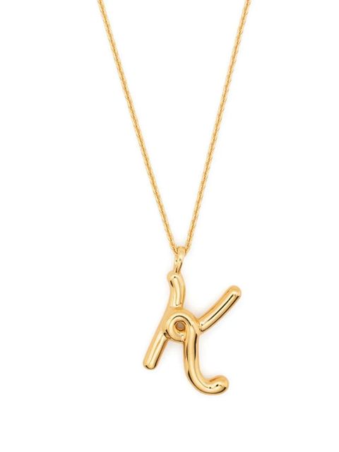 Missoma Curly Molten initial pendant necklace - Gold - zdjęcie produktu nr 1