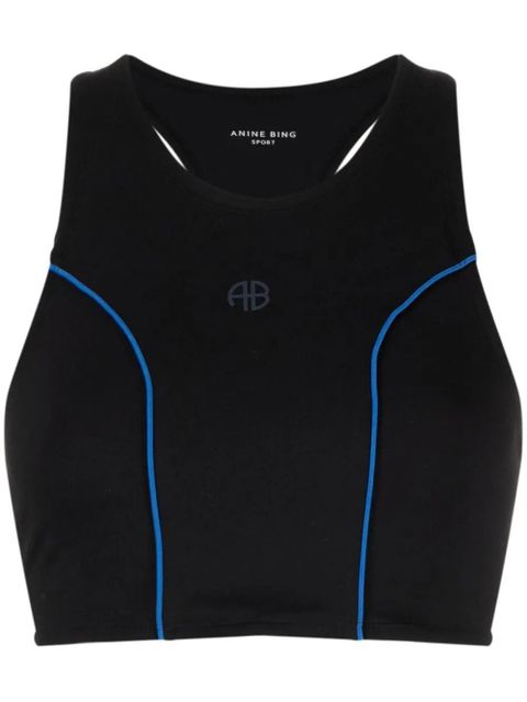 ANINE BING Bria racer back top - Black - zdjęcie produktu nr 1