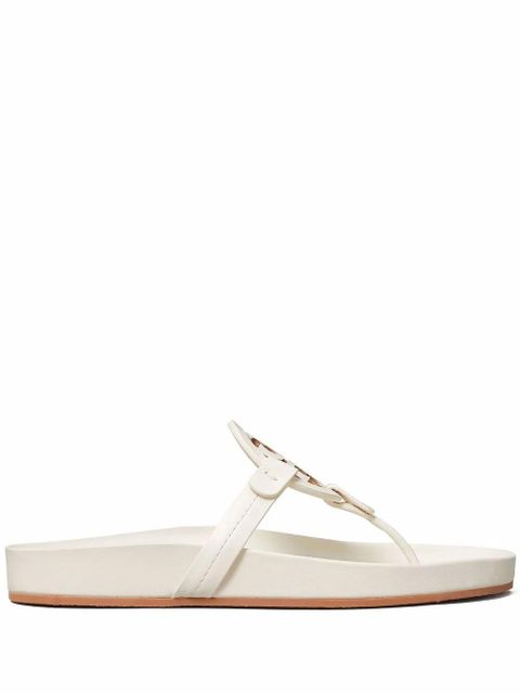 Tory Burch Miller Cloud leather sandals - White - zdjęcie produktu nr 1