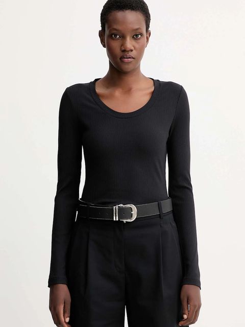 Calvin Klein longsleeve kolor czarny LV044D235G - zdjęcie produktu nr 1