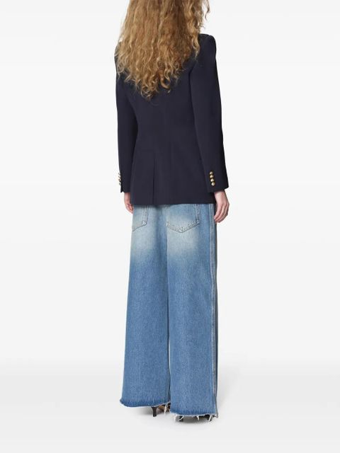 Alexander McQueen Military single-breasted blazer - Blue - zdjęcie produktu nr 2