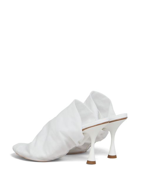 Marni leather mules - White