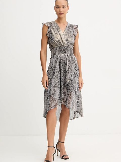 Morgan sukienka kolor szary mini rozkloszowana RCOBA.F - zdjęcie produktu nr 1