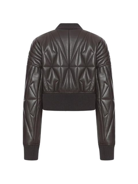 Moncler X Rick Owens Geocamo Flight leather jacket - Brown - zdjęcie produktu nr 2