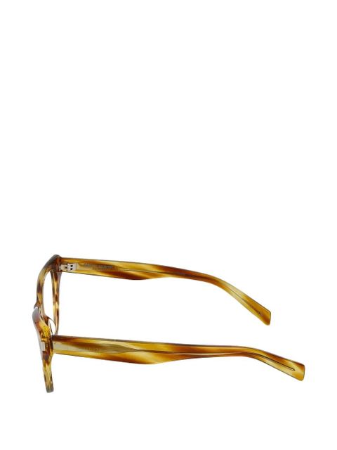 Saint Laurent cat-eye frame glasses - Brown