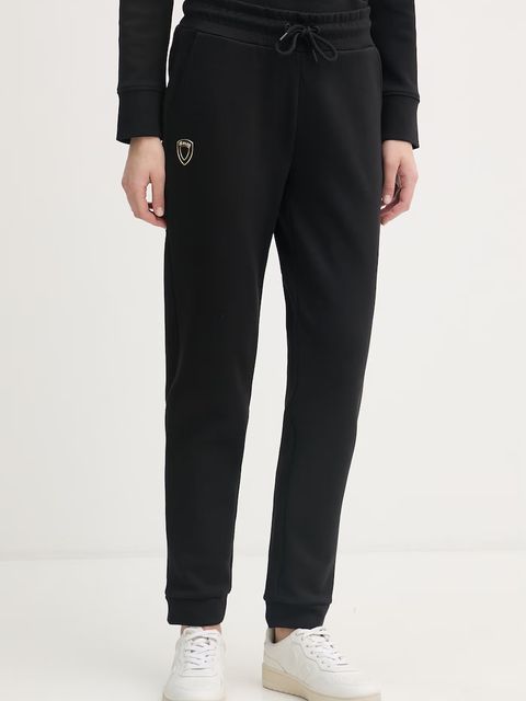 Blauer spodnie dresowe damskie z bawełną MADISON - zdjęcie produktu nr 2