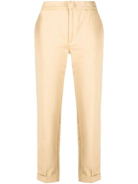 TWINSET cropped straight-leg trousers - Neutrals - zdjęcie produktu nr 1