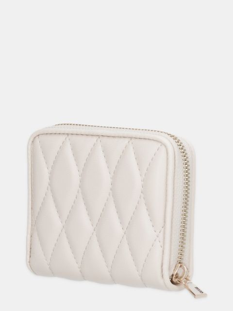 Guess portfel VALLA damski kolor beżowy SWQG81 22137