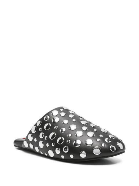 Simon Miller stud-embellished slippers - Black - zdjęcie produktu nr 2