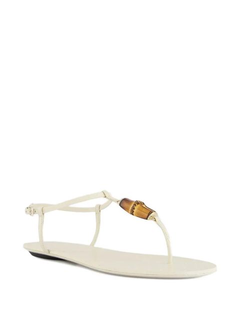 Gucci bamboo-detail sandals - White - zdjęcie produktu nr 2