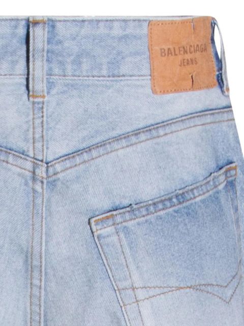 Balenciaga Godet panelled maxi skirt - Blue