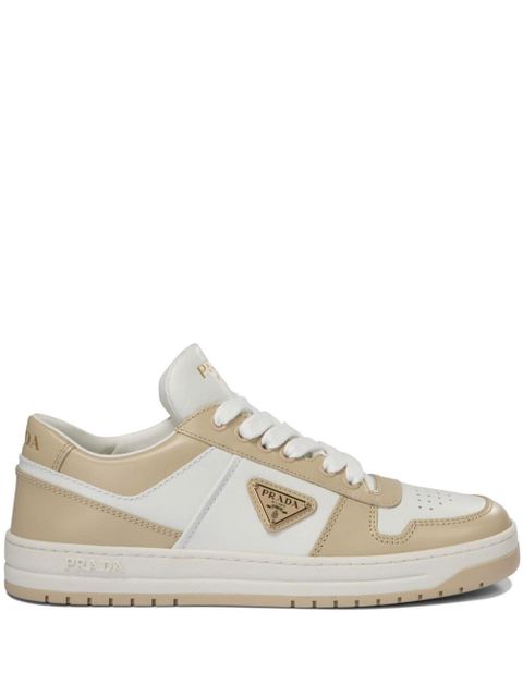 Prada Downtown logo-appliqué sneakers - Neutrals - zdjęcie produktu nr 1