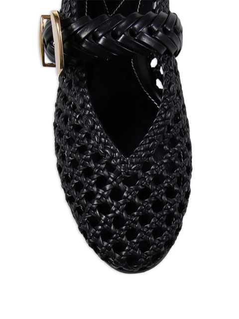 ZIMMERMANN Alchemy woven-design ballet flats - Black