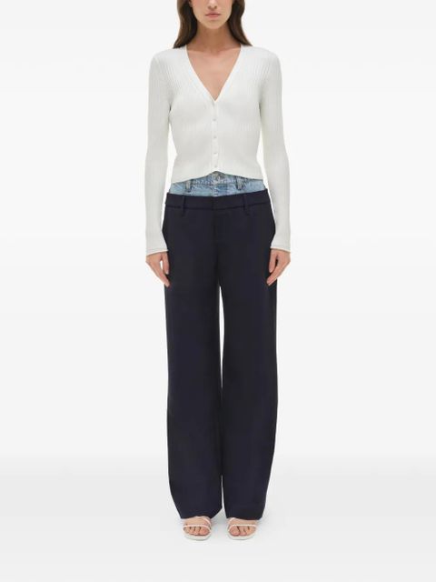 Simkhai Ophelia double-waistband trousers - Blue - zdjęcie produktu nr 2