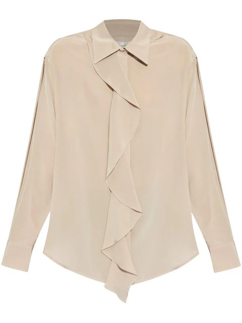 Victoria Beckham silk shirt - Neutrals - zdjęcie produktu nr 1