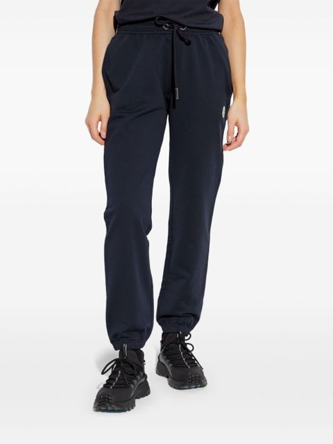 Moncler logo-patch track pants - Blue
