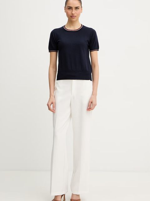 Luisa Spagnoli t-shirt wełniany Metella - zdjęcie produktu nr 2