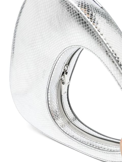 Coperni Swipe leather tote bag - Silver