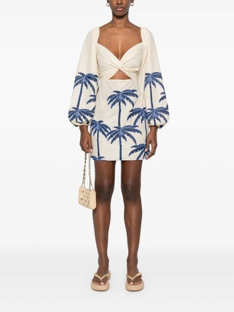 Johanna Ortiz The Power of the Sea mini dress - Neutrals - zdjęcie produktu nr 2