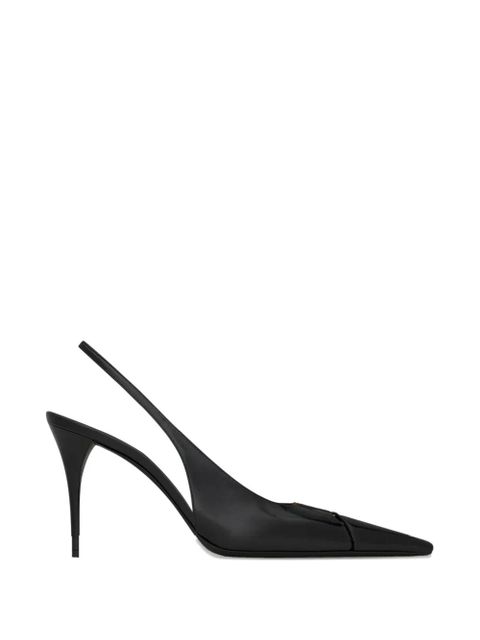 Saint Laurent 90mm Babylone pumps - Black - zdjęcie produktu nr 1