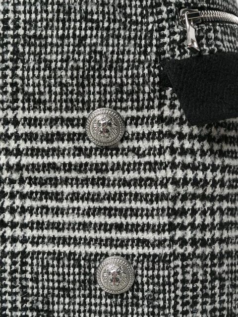 Balmain tweet buttoned mini skirt - Black - zdjęcie produktu nr 2