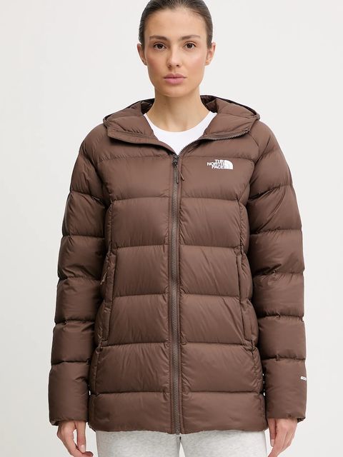 The North Face kurtka puchowa Hyalite kolor brązowy zimowa NF0A8E741OI1 - zdjęcie produktu nr 1