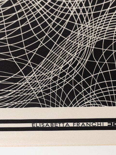 Elisabetta Franchi apaszka damska jedwabna - zdjęcie produktu nr 1