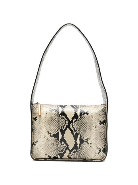 KHAITE Lori Squared snakeskin-effect shoulder bag - Neutrals - zdjęcie produktu nr 1
