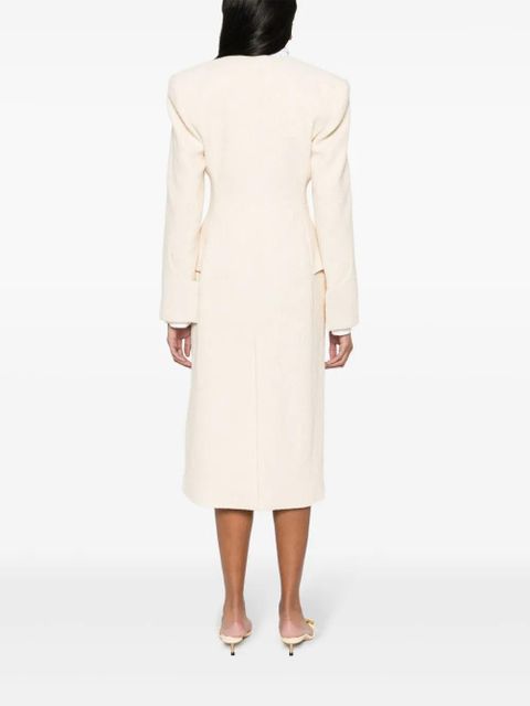 Jacquemus Le Manteau Cubo maxi coat - Neutrals