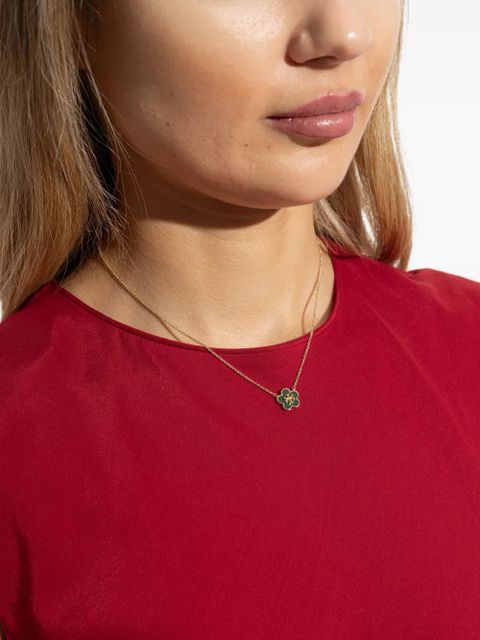 Tory Burch flower charm necklace - Green - zdjęcie produktu nr 2