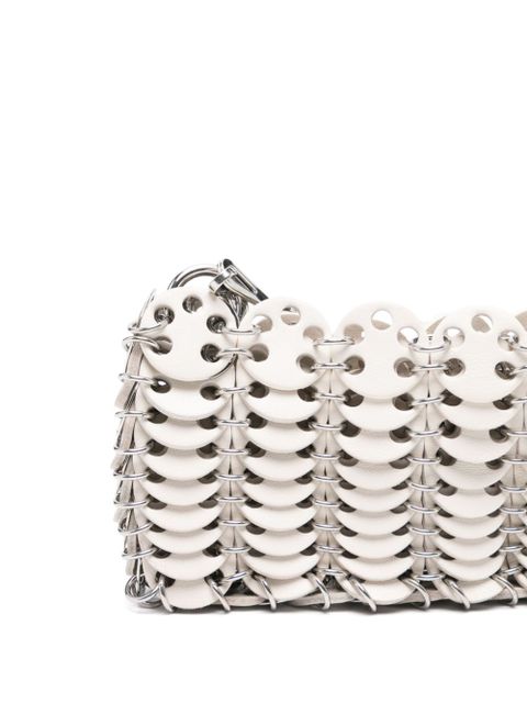 Rabanne nano Iconic 1969 cross body bag - White